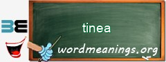 WordMeaning blackboard for tinea